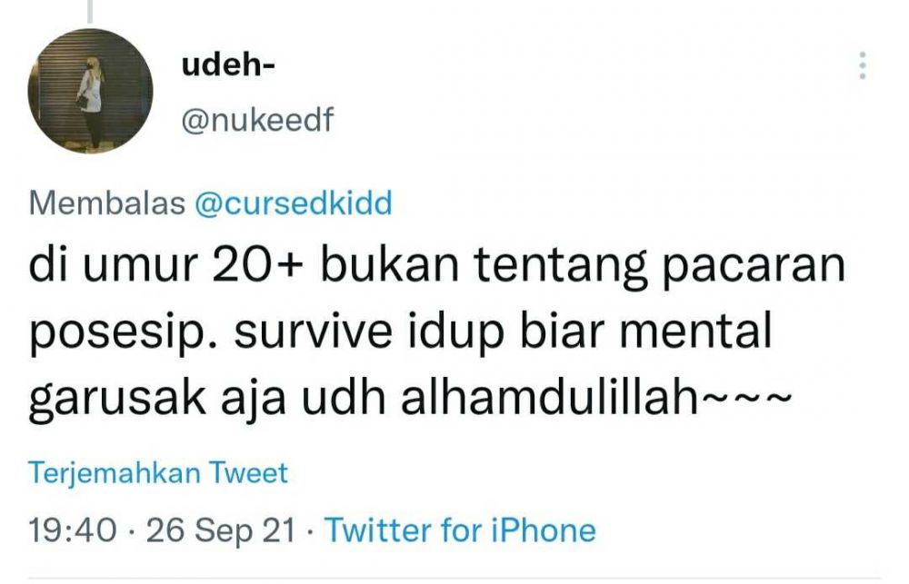 Curhatan lucu warganet saat di umur 20-an ini bakal bikin kamu senyum tipis